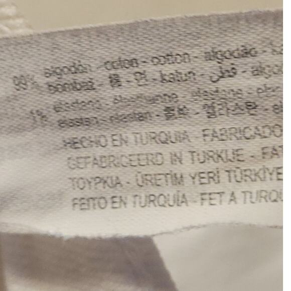 Zara White High Rise Jeans Split Hem Euro Summer Minimalist Closet Staple Size 2 - Picture 4 of 5